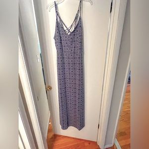 Blue bohemian Market & Spruce maxi dress. Size XL.